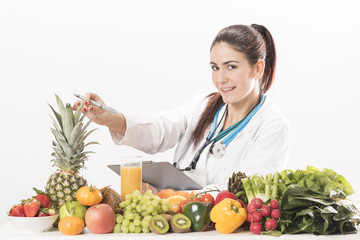 Nutritionist doctor woman