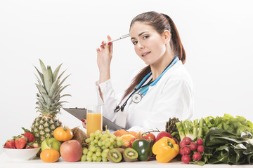 Nutritionist doctor woman