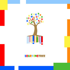 Learning Tree Logo Template. Education, Letters, Books - 141245747