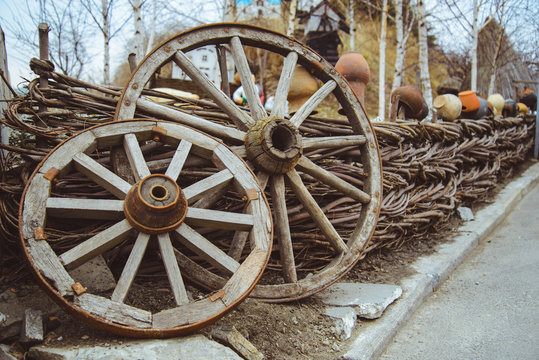 Wooden wheel, Ukraine