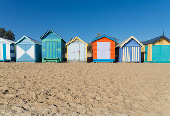 Cabanes sur la plage 