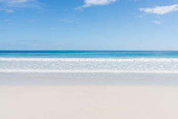 Plage vide et abstraite paradisiaque en Australie 