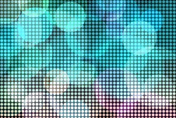 gradient color dot glow on black background
