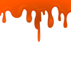 cherry berry raspberry syrup drips splash isolated creative art illustration white background vector design element