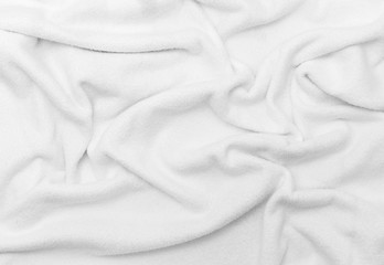 White towel texture background.