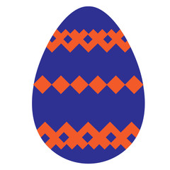 Easter eggs isolated on white background. Vector illustration. Easter eggs for Easter holidays design.