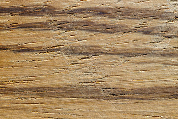 Fototapeta premium Old grunge wooden cutting kitchen desk board background texture