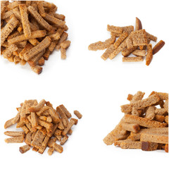 dried bread pieces