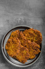 Potato pancakes with garlic
