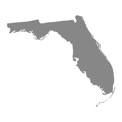 map of the U.S. state of Florida 