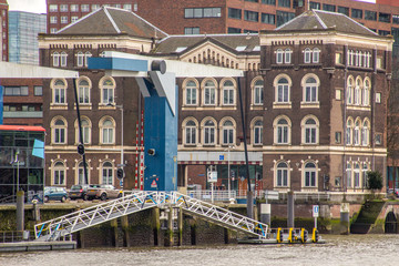 Klappbrücke in Rotterdam