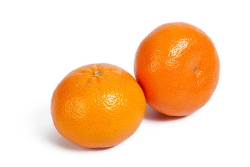Mandarin isolated on white background