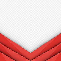 Naklejka premium Abstract red geometric, Design template background for book cover brochure flyer poster. Vector illustration eps 10.