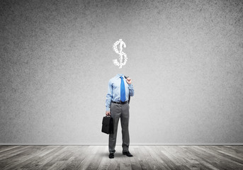 He is always thinking about money