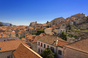 A view of Old Town Dubrovnik in Croatia - obrazy, fototapety, plakaty