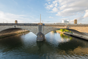 Downtown Skyline of Philadelphia, Schuylkill River in Pennsylvania