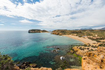 Fototapeta premium mediterranean beach on spanish costa tropical