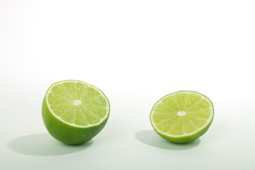 Lime isolated on white