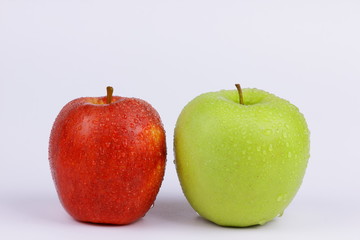 Juicy appetizing apples