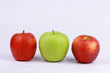 Juicy appetizing apples