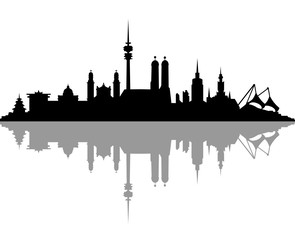 Fototapeta premium Panoramę Monachium