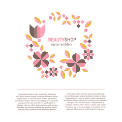 Beauty shop concept 
