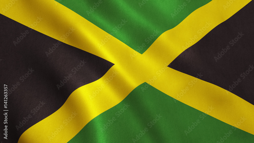 Wall mural Jamaica Flag