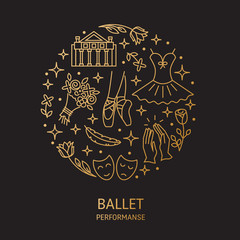 Ballet performance  logo