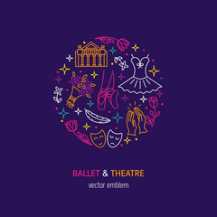Ballet and theatre  logo
