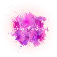 Vector watercolor background.