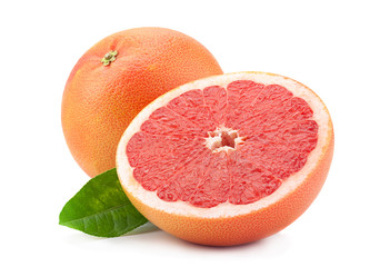 Orange grapefruit on white - 141264349