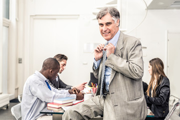 Obraz premium Senior businessman portrait