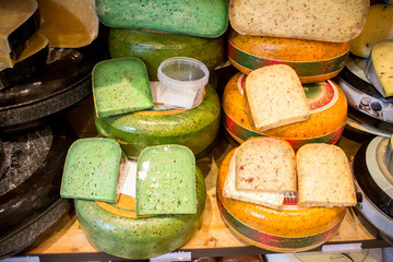 Cheese at a market
