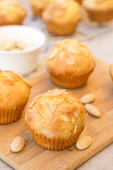 Cottage cheese muffins with almonds