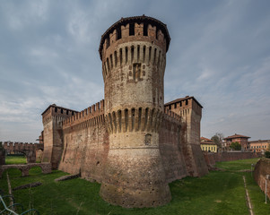 Fototapeta na wymiar Soncino - Panorama Castle
