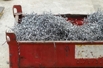 metal swarf spiral