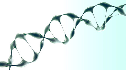 Obraz na płótnie Canvas DNA molecular structure model
