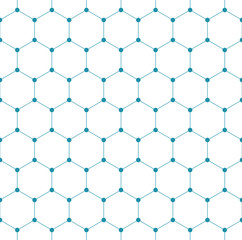 Fototapeta premium geometric hexagon minimal grid graphic pattern background