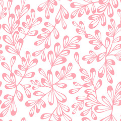 Fototapeta na wymiar Seamless floral pattern in doodle style.