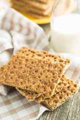 The healthy crispbread.