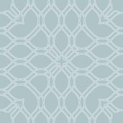 Seamless vector blue and white ornament. Modern background. Geometric modern pattern