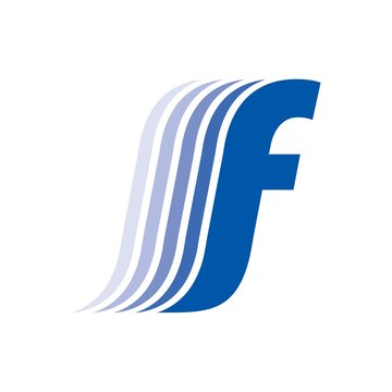logo f logo vector.