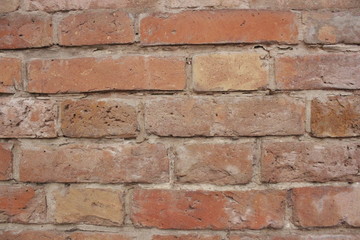 wall from old bricks