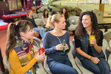 waiting for the show to begin