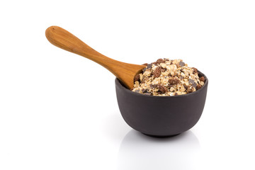 Healthy oat granola muesli cereals