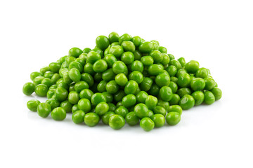 Pile of green wet pea