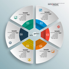Abstract 3D Paper Infographics