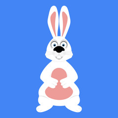 Funny easter rabbit 