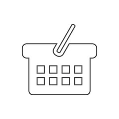 Basket icon illustration