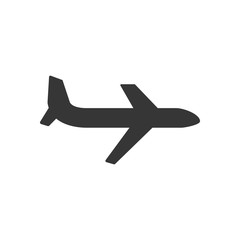 Plane illustration silhouette